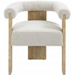 Meridian Furniture Barrel Cream Dining Chair