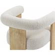 Meridian Furniture Barrel Cream Dining Chair