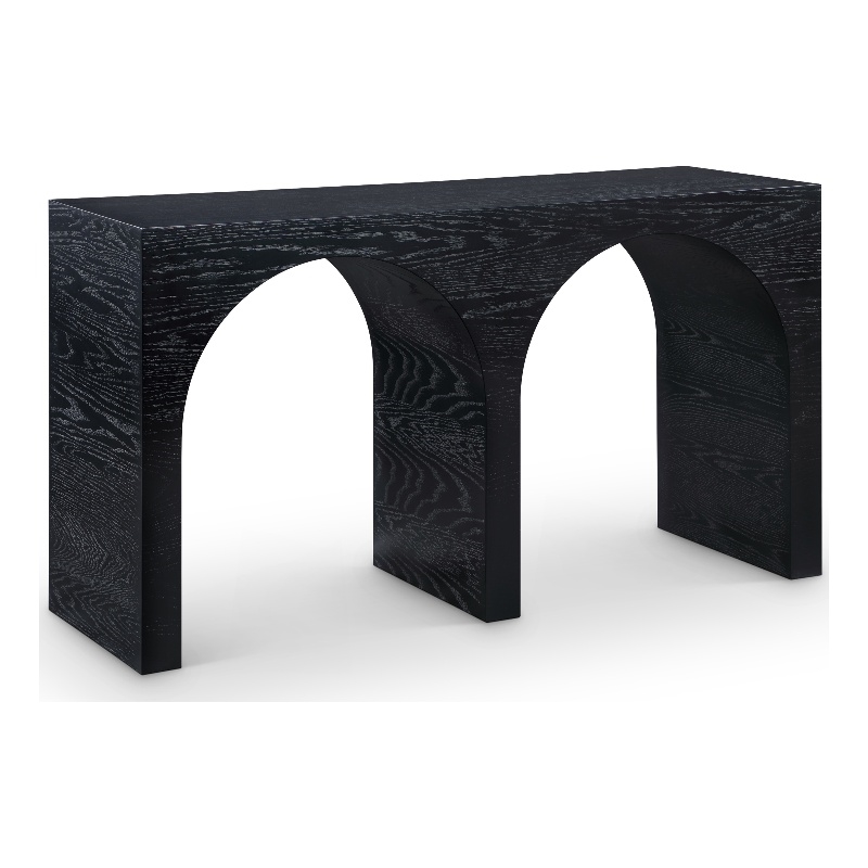 Meridian Furniture June Black Oak Console Table