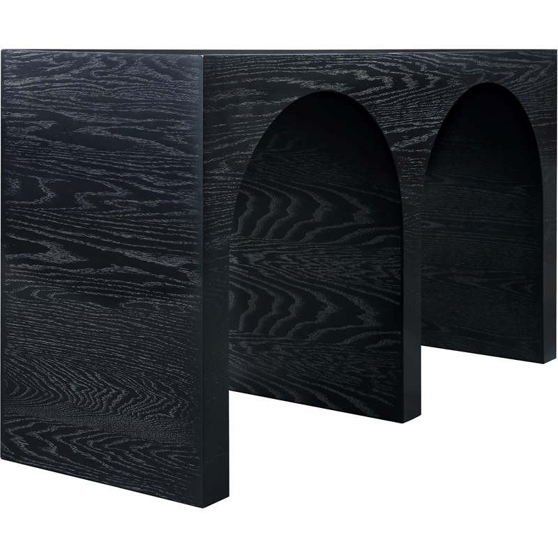 Meridian Furniture June Black Oak Console Table