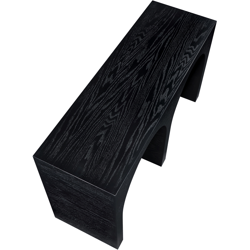 Meridian Furniture June Black Oak Console Table
