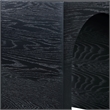 Meridian Furniture June Black Oak Console Table