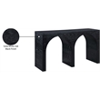 Meridian Furniture June Black Oak Console Table