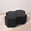 Meridian Furniture Eternal 4- Pc. Black Oak Wood Coffee Table