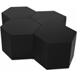 Meridian Furniture Eternal 4- Pc. Black Oak Wood Coffee Table