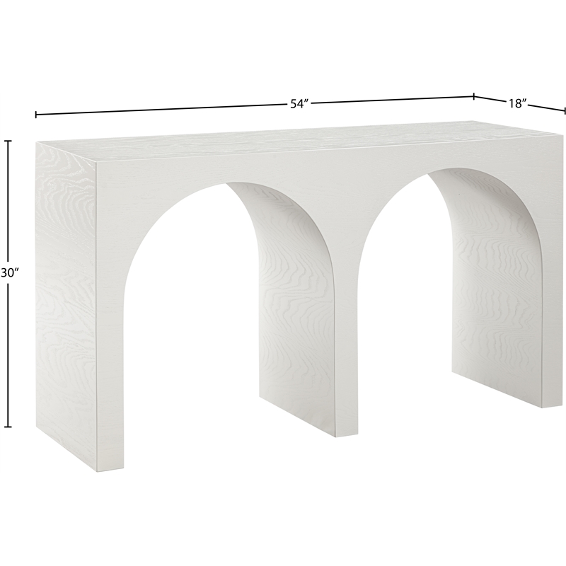 Meridian Furniture June Cream Oak Console Table