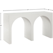 Meridian Furniture June Cream Oak Console Table