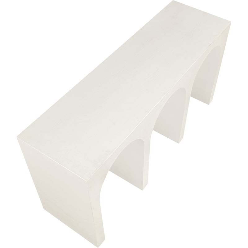 Meridian Furniture June Cream Oak Console Table