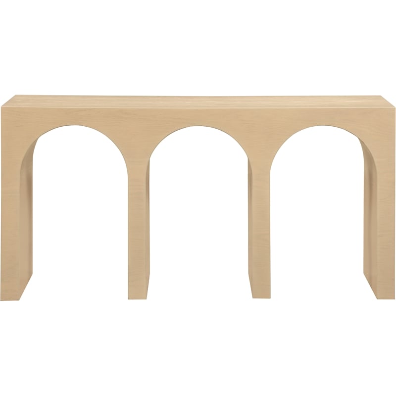 Meridian Furniture June White Oak Console Table