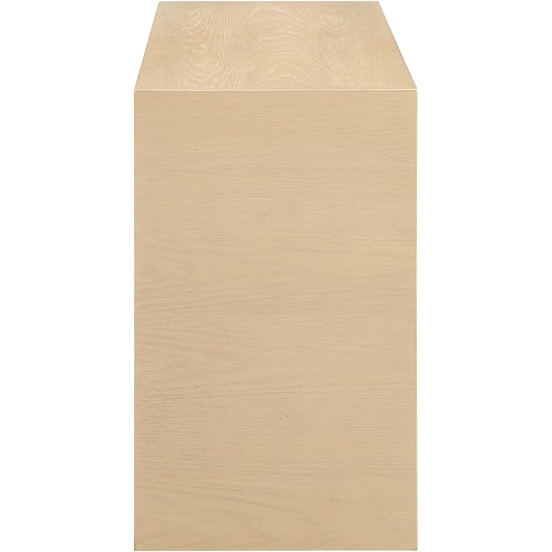 Meridian Furniture June White Oak Console Table