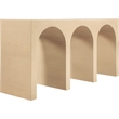 Meridian Furniture June White Oak Console Table