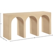 Meridian Furniture June White Oak Console Table