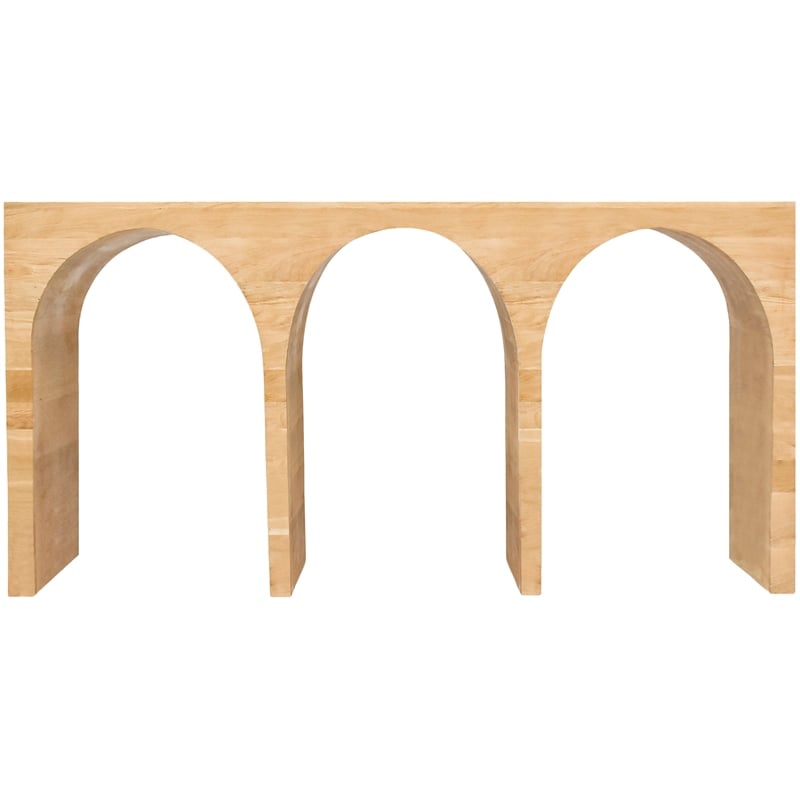 Meridian Furniture June White Oak Console Table