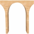 Meridian Furniture June White Oak Console Table