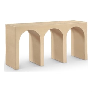 Meridian Furniture June White Oak Console Table