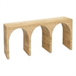 Meridian Furniture June White Oak Console Table