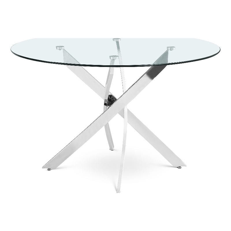 Meridian Furniture Xander Chrome Dining Table