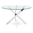 Meridian Furniture Xander Chrome Dining Table