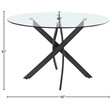 Meridian Furniture Xander Matte Black Dining Table