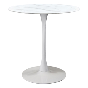 meridian furniture tulip white counter height table