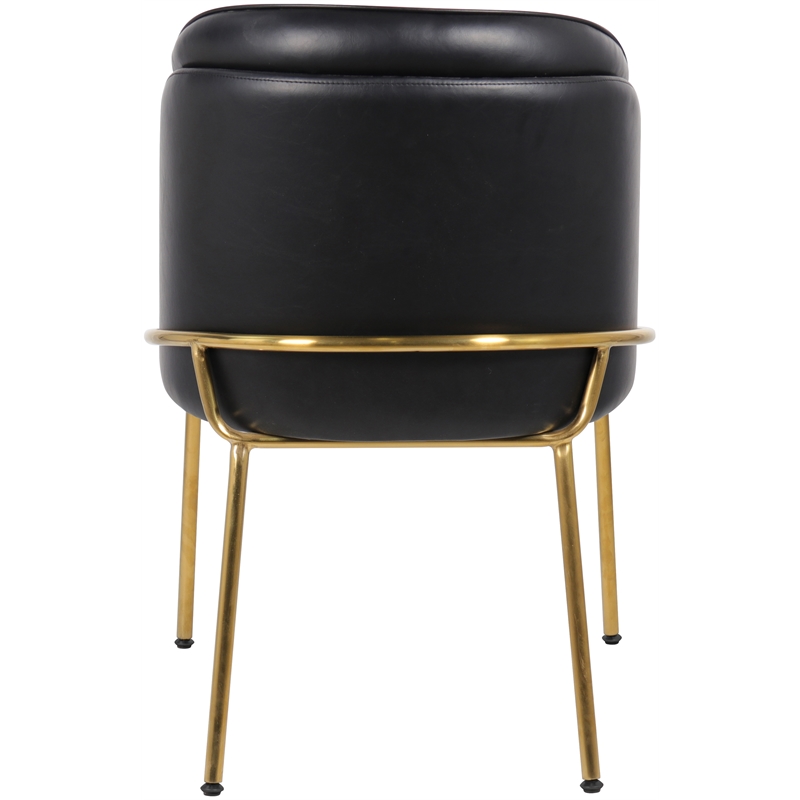 Meridian Furniture Jagger Black Vegan Leather Dining Chair (Set of 2)