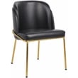 Meridian Furniture Jagger Black Vegan Leather Dining Chair (Set of 2)