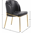 Meridian Furniture Jagger Black Vegan Leather Dining Chair (Set of 2)