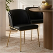 Meridian Furniture Jagger Black Vegan Leather Dining Chair (Set of 2)