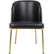 Meridian Furniture Jagger Black Vegan Leather Dining Chair (Set of 2)
