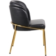 Meridian Furniture Jagger Black Vegan Leather Dining Chair (Set of 2)