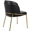 Meridian Furniture Jagger Black Vegan Leather Dining Chair (Set of 2)