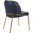 Meridian Furniture Jagger Navy Vegan Leather Dining Chair (Set of 2)