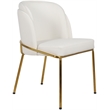 Meridian Furniture Jagger White Vegan Leather Dining Chair (Set of 2)
