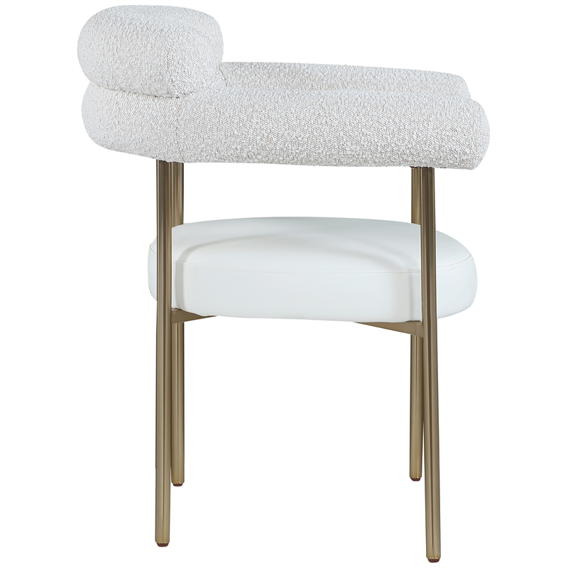 Meridian Furniture Blake Cream Dining Chair (Set of 2)