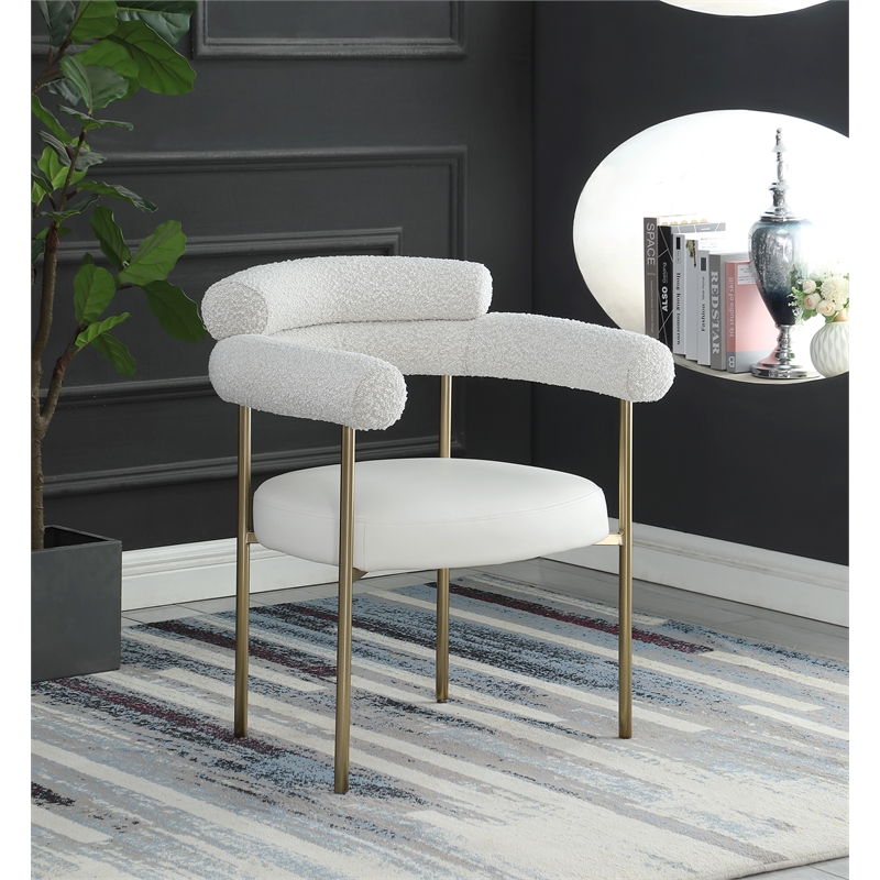 Meridian Furniture Blake Cream Dining Chair (Set of 2)