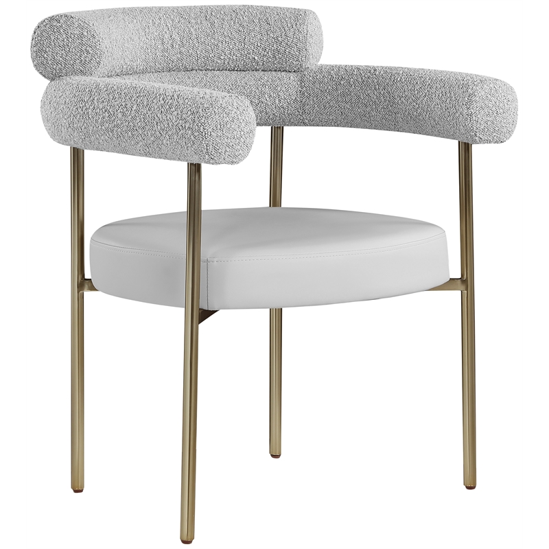 Meridian Furniture Blake Taupe Dining Chair (Set of 2)