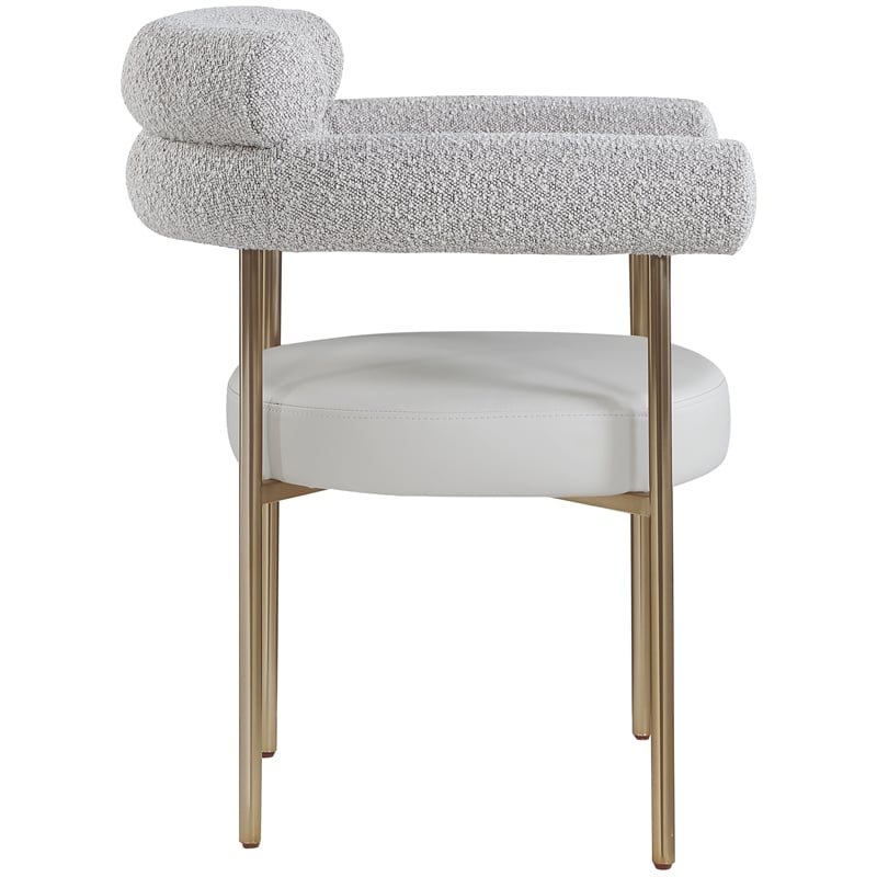 Meridian Furniture Blake Taupe Dining Chair (Set of 2)