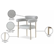 Meridian Furniture Blake Taupe Dining Chair (Set of 2)
