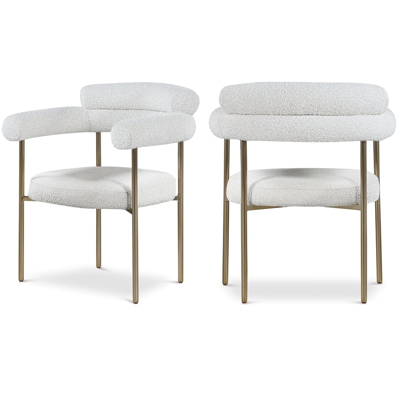 Meridian Furniture Blake Cream Dining Chair (Set of 2)