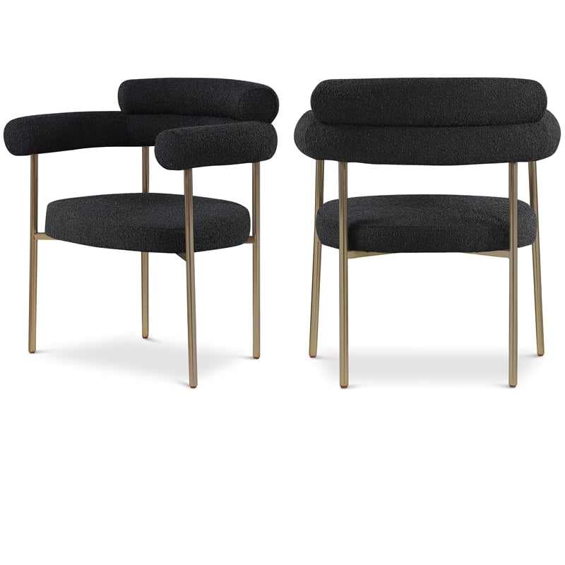 Meridian Furniture Blake Black Dining Chair (Set of 2)