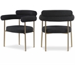 Meridian Furniture Blake Black Dining Chair (Set of 2)