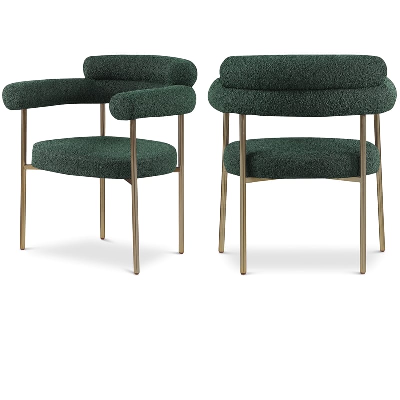 Meridian Furniture Blake Green Dining Chair (Set of 2)