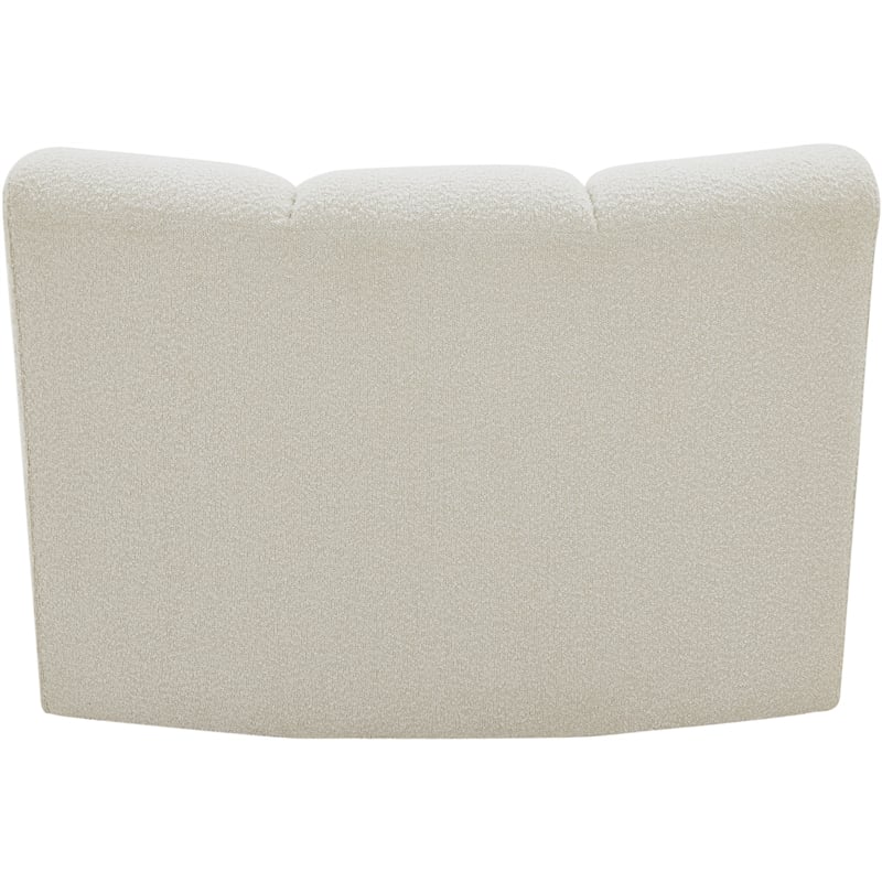 Meridian Furniture Infinity Cream Boucle Fabric Modular Chair