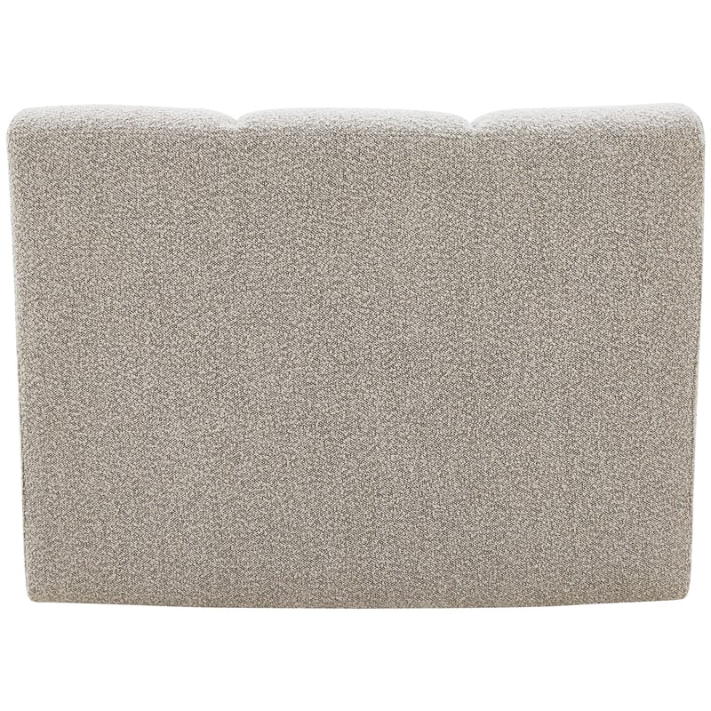 Meridian Furniture Infinity Brown Boucle Fabric Modular Chair