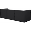 Meridian Furniture Tuft Black Velvet Modular Sofa