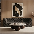 Meridian Furniture Tuft Black Velvet Modular Sofa