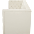 Meridian Furniture Tuft Cream Velvet Modular Sofa