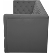 Meridian Furniture Tuft Grey Velvet Modular Sofa