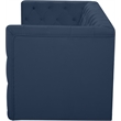 Meridian Furniture Tuft Navy Velvet Modular Sofa