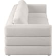 Meridian Furniture Beckham Beige Durable Linen Textured Fabric Modular Sofa